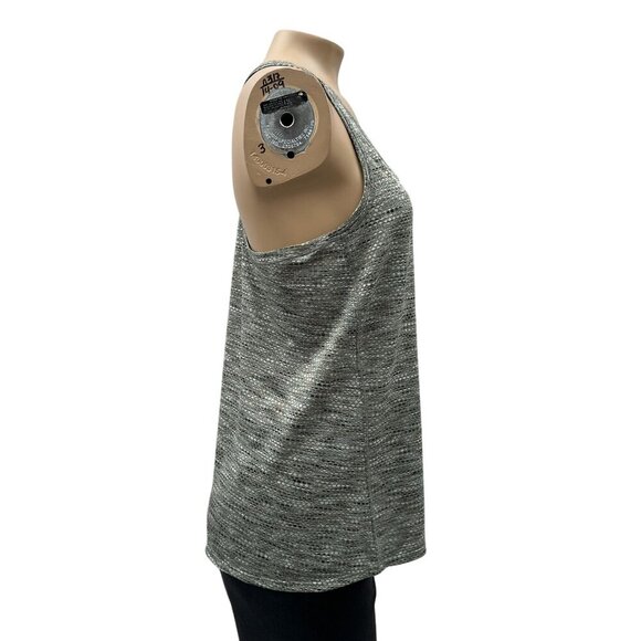 Athleta Ultimate Scoop Mesh‎ Tank Top Workout Gym Spacedye Mesh Olive Women S - Picture 5 of 10